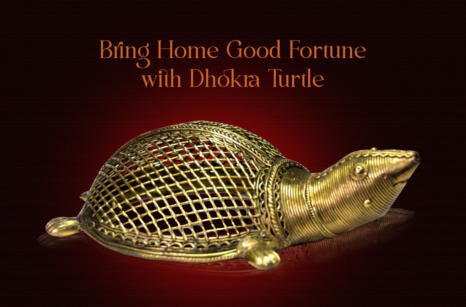 Bring Home Good Fortune with Dhokra Turtle